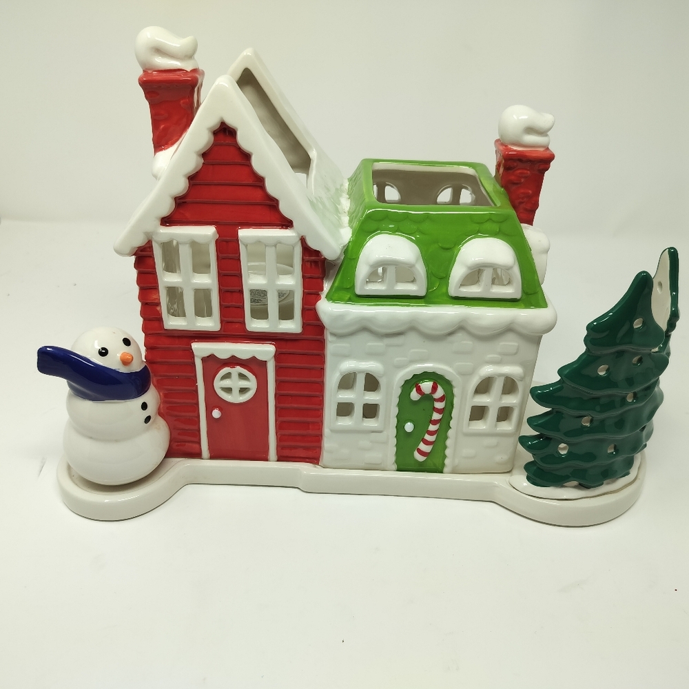 BATH & BODY WORKS CHRISTMAS HOLIDAY VILLAGE LUMINARY *MINI* CANDLE HOLDER 2013